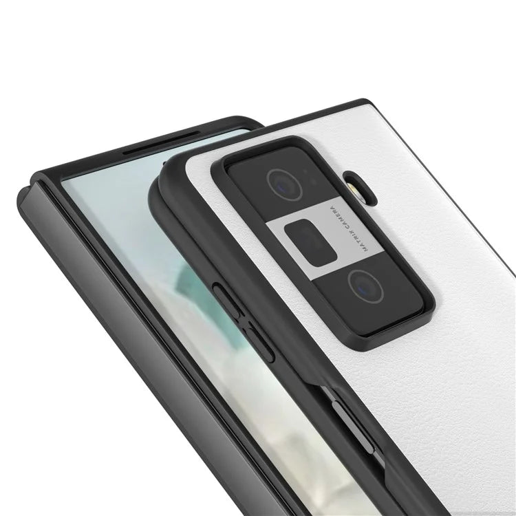 For Honor Magic Vs3 5G Case PU Leather Coated Hard PC Protective Phone Cover