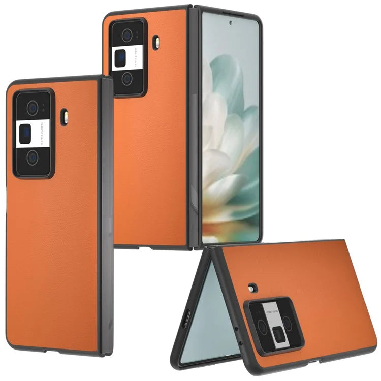 For Honor Magic Vs3 5G Case PU Leather Coated Hard PC Protective Phone Cover