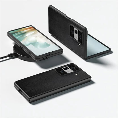 For Honor Magic Vs3 5G Case PU Leather Coated Hard PC Protective Phone Cover