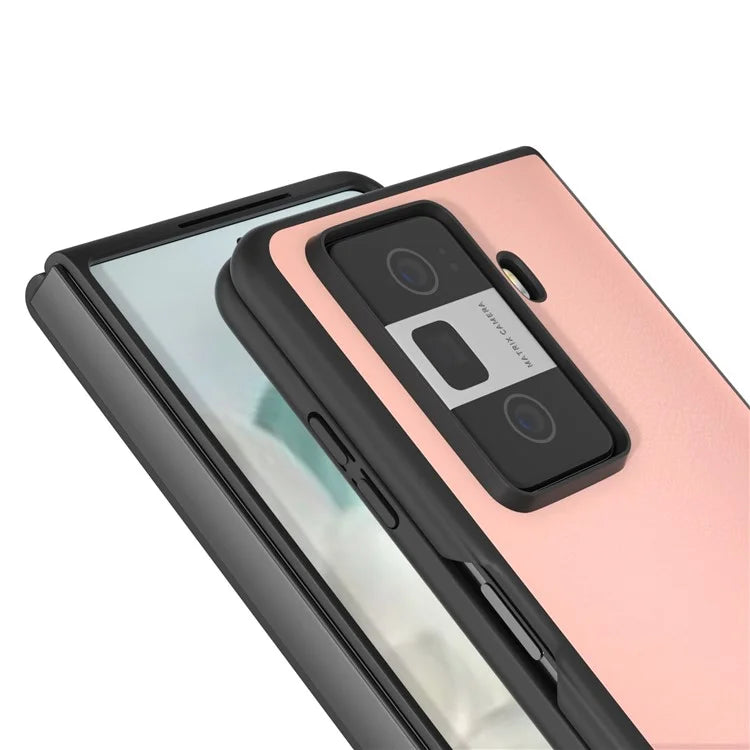For Honor Magic Vs3 5G Case PU Leather Coated Hard PC Protective Phone Cover