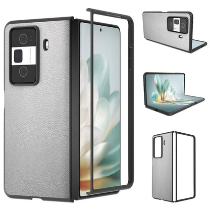 For Honor Magic Vs3 5G Case PU Leather Coated Hard PC Protective Phone Cover