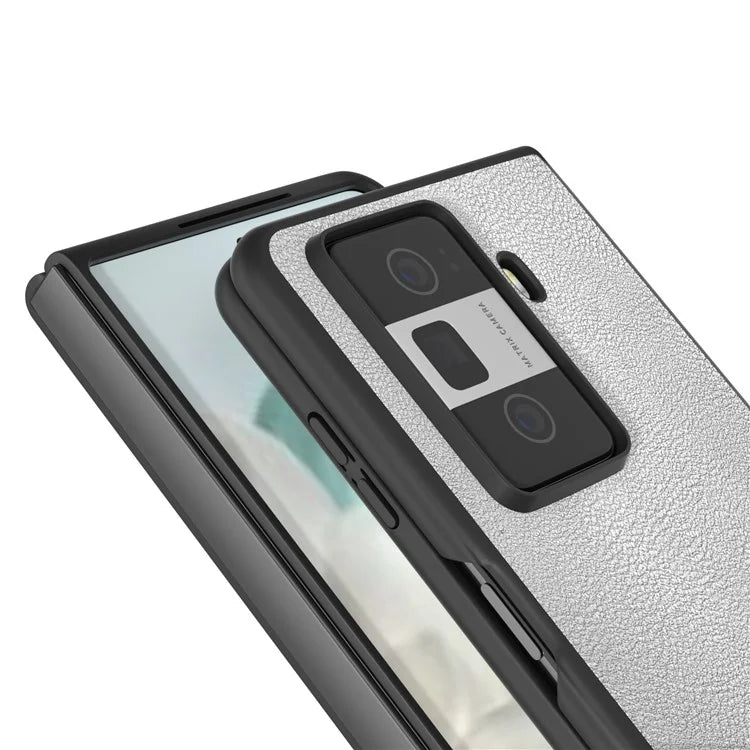For Honor Magic Vs3 5G Case PU Leather Coated Hard PC Protective Phone Cover