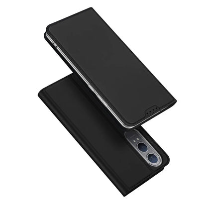 DUX DUCIS Skin Pro Series For OnePlus Nord CE4 Lite 5G / Oppo K12x 5G (China) Case Leather Cover Card Holder