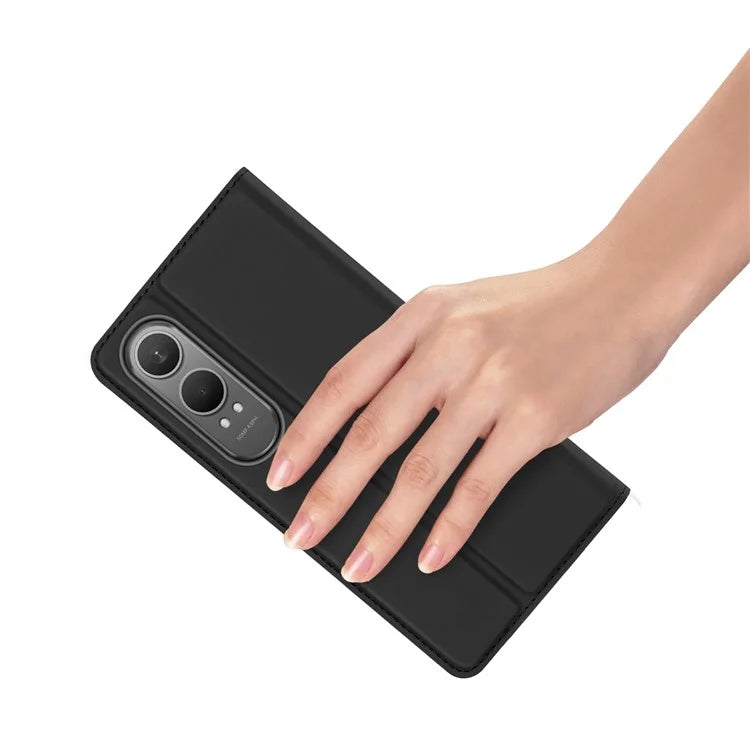 DUX DUCIS Skin Pro Series For OnePlus Nord CE4 Lite 5G / Oppo K12x 5G (China) Case Leather Cover Card Holder