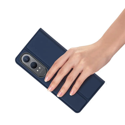 DUX DUCIS Skin Pro Series For OnePlus Nord CE4 Lite 5G / Oppo K12x 5G (China) Case Leather Cover Card Holder