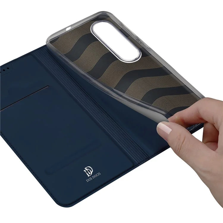 DUX DUCIS Skin Pro Series For OnePlus Nord CE4 Lite 5G / Oppo K12x 5G (China) Case Leather Cover Card Holder