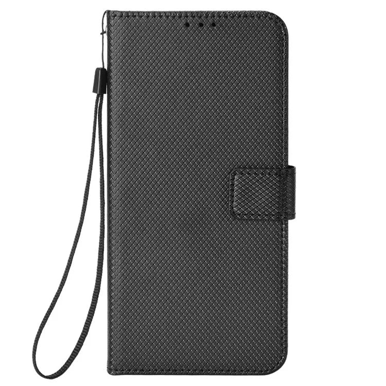 For Nothing CMF Phone 1 Case PU Leather Diamond Texture Shockproof Phone Cover