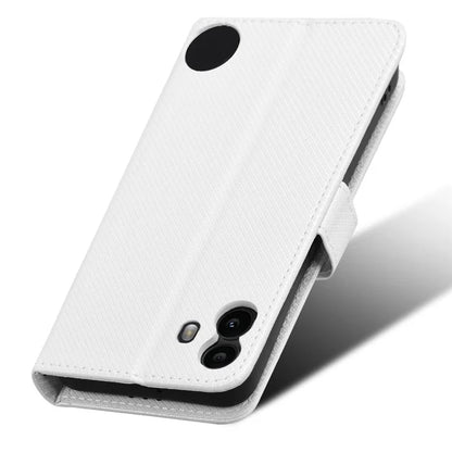 For Nothing CMF Phone 1 Case PU Leather Diamond Texture Shockproof Phone Cover