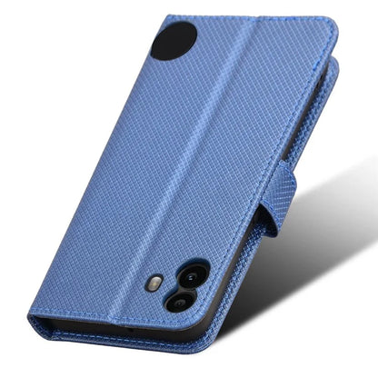 For Nothing CMF Phone 1 Case PU Leather Diamond Texture Shockproof Phone Cover