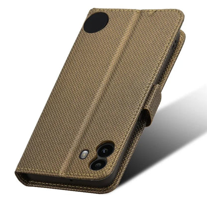For Nothing CMF Phone 1 Case PU Leather Diamond Texture Shockproof Phone Cover