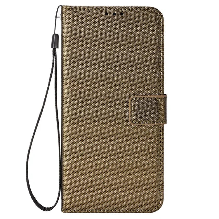 For Nothing CMF Phone 1 Case PU Leather Diamond Texture Shockproof Phone Cover