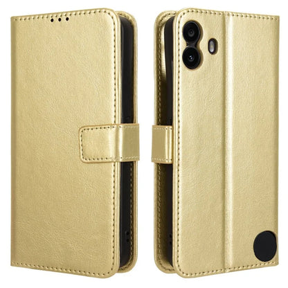 For Nothing CMF Phone 1 Wallet Case Crazy Horse Texture Leather Phone Cover