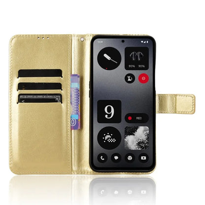 For Nothing CMF Phone 1 Wallet Case Crazy Horse Texture Leather Phone Cover
