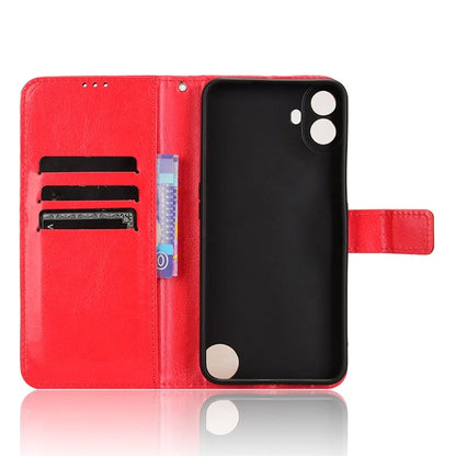 For Nothing CMF Phone 1 Wallet Case Crazy Horse Texture Leather Phone Cover
