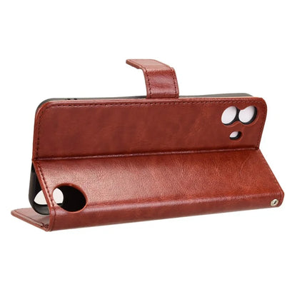 For Nothing CMF Phone 1 Wallet Case Crazy Horse Texture Leather Phone Cover