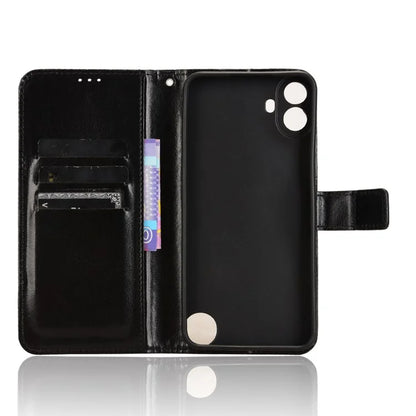 For Nothing CMF Phone 1 Wallet Case Crazy Horse Texture Leather Phone Cover