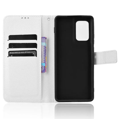 For Motorola Edge (2024) 5G Shockproof Case PU Leather Phone Cover Diamond Texture