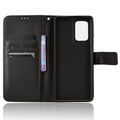 For Motorola Edge (2024) 5G Shockproof Case PU Leather Phone Cover Diamond Texture
