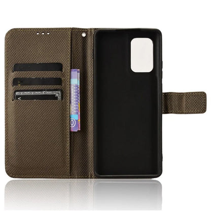 For Motorola Edge (2024) 5G Shockproof Case PU Leather Phone Cover Diamond Texture