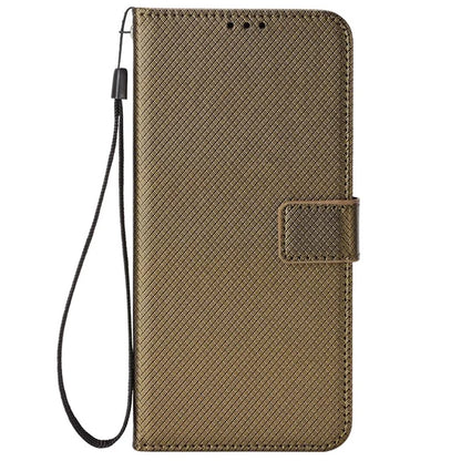 For Motorola Edge (2024) 5G Shockproof Case PU Leather Phone Cover Diamond Texture