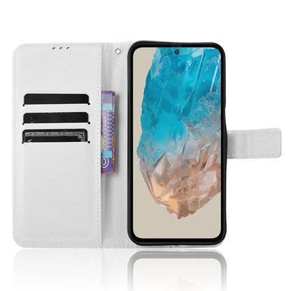 For Samsung Galaxy M35 5G Case Diamond Texture PU Leather Phone Cover