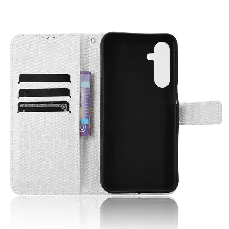 For Samsung Galaxy M35 5G Case Diamond Texture PU Leather Phone Cover