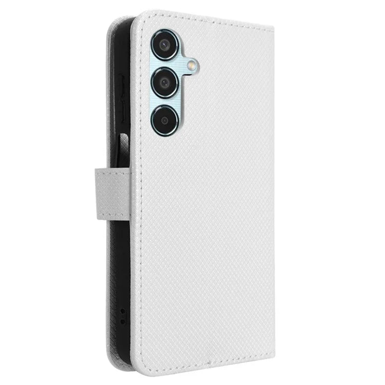 For Samsung Galaxy M35 5G Case Diamond Texture PU Leather Phone Cover