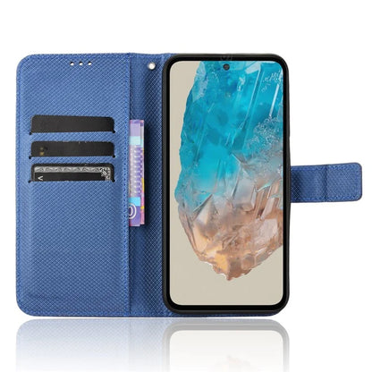 For Samsung Galaxy M35 5G Case Diamond Texture PU Leather Phone Cover