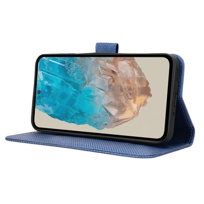 For Samsung Galaxy M35 5G Case Diamond Texture PU Leather Phone Cover