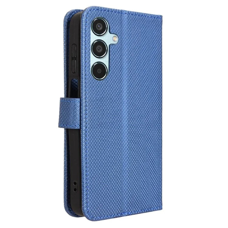 For Samsung Galaxy M35 5G Case Diamond Texture PU Leather Phone Cover