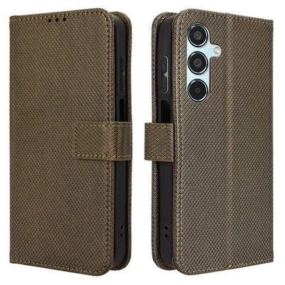 For Samsung Galaxy M35 5G Case Diamond Texture PU Leather Phone Cover
