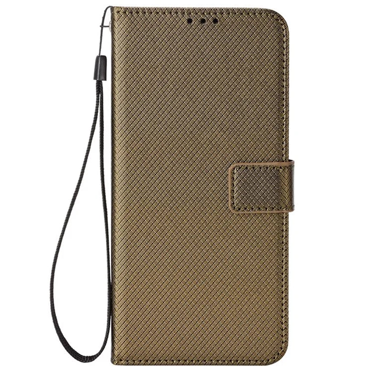 For Samsung Galaxy M35 5G Case Diamond Texture PU Leather Phone Cover