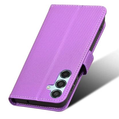 For Samsung Galaxy M35 5G Case Diamond Texture PU Leather Phone Cover