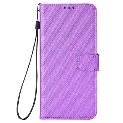 For Samsung Galaxy M35 5G Case Diamond Texture PU Leather Phone Cover