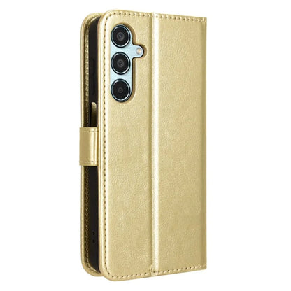 For Samsung Galaxy M35 5G Wallet Case Crazy Horse Texture Leather Stand Phone Cover