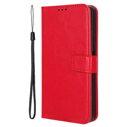 For Samsung Galaxy M35 5G Wallet Case Crazy Horse Texture Leather Stand Phone Cover