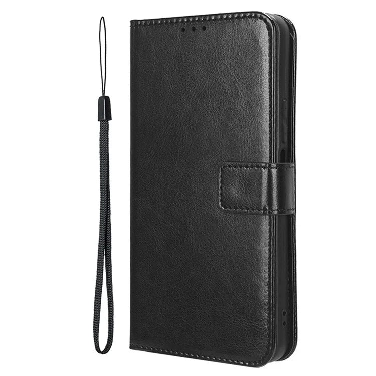 For Samsung Galaxy M35 5G Wallet Case Crazy Horse Texture Leather Stand Phone Cover