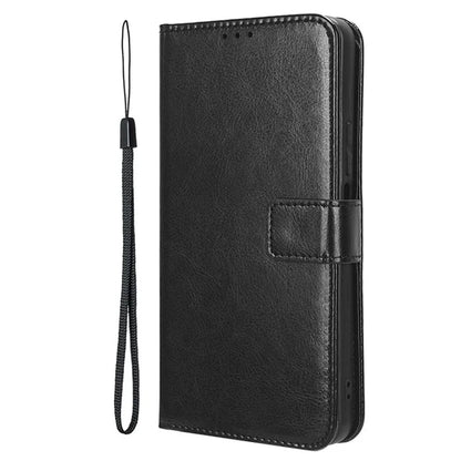 For Samsung Galaxy M35 5G Wallet Case Crazy Horse Texture Leather Stand Phone Cover