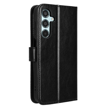 For Samsung Galaxy M35 5G Wallet Case Crazy Horse Texture Leather Stand Phone Cover