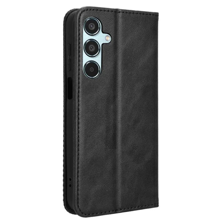 For Samsung Galaxy M35 5G Wallet Case Retro PU Leather Stand Phone Cover