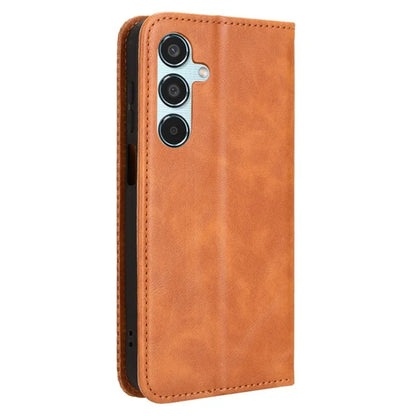 For Samsung Galaxy M35 5G Wallet Case Retro PU Leather Stand Phone Cover