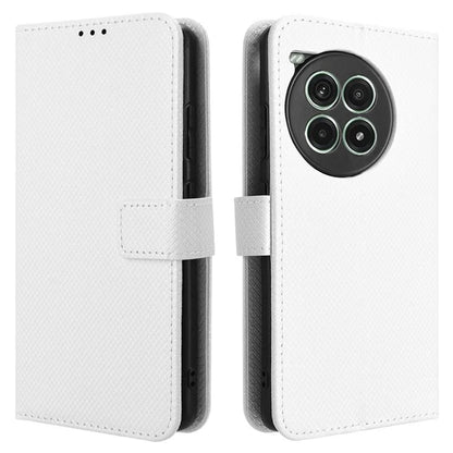 For OnePlus Ace 3 Pro 5G Phone Case Diamond Texture PU Leather Flip Cover