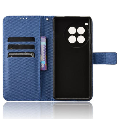 For OnePlus Ace 3 Pro 5G Phone Case Diamond Texture PU Leather Flip Cover