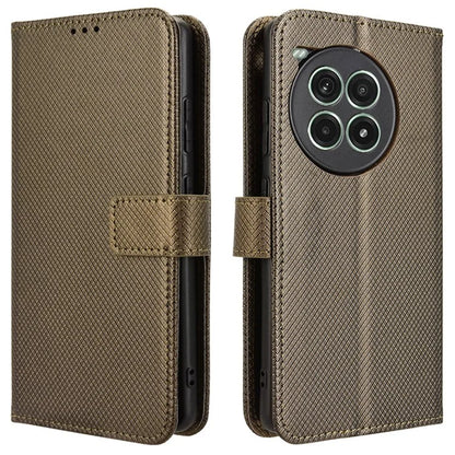 For OnePlus Ace 3 Pro 5G Phone Case Diamond Texture PU Leather Flip Cover