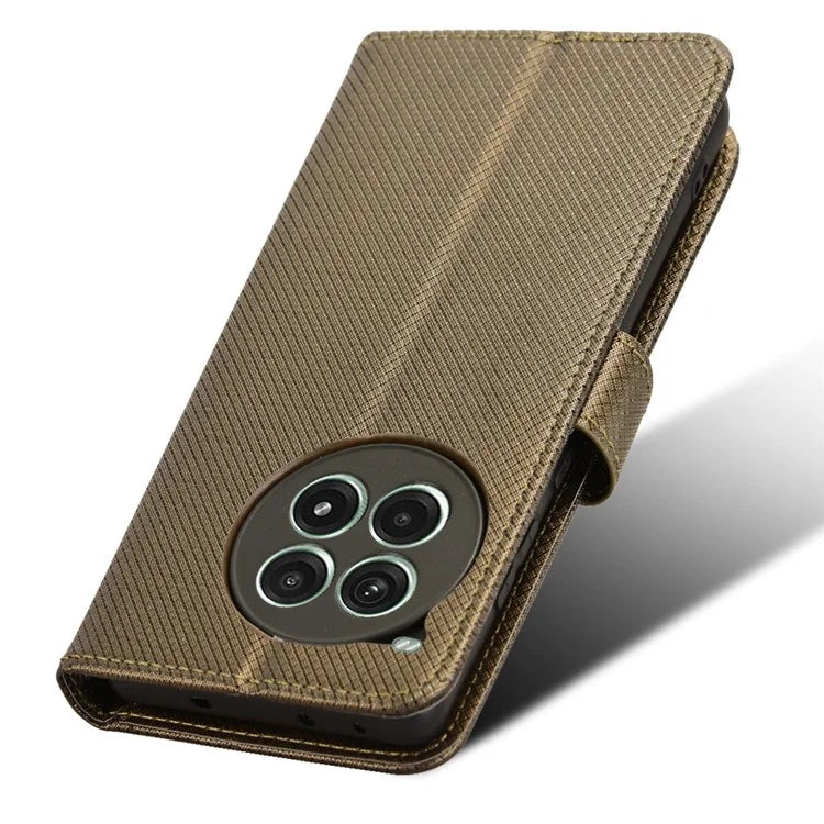 For OnePlus Ace 3 Pro 5G Phone Case Diamond Texture PU Leather Flip Cover