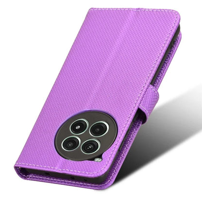 For OnePlus Ace 3 Pro 5G Phone Case Diamond Texture PU Leather Flip Cover