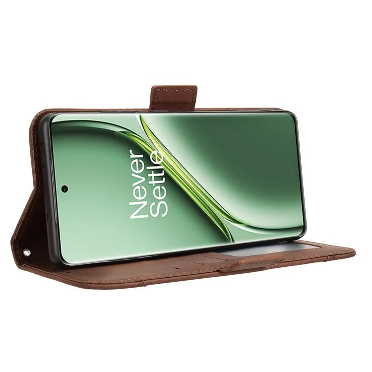For OnePlus Ace 3 Pro 5G Wallet Case Multiple Card Slots Drop-Proof Leather Phone Cover