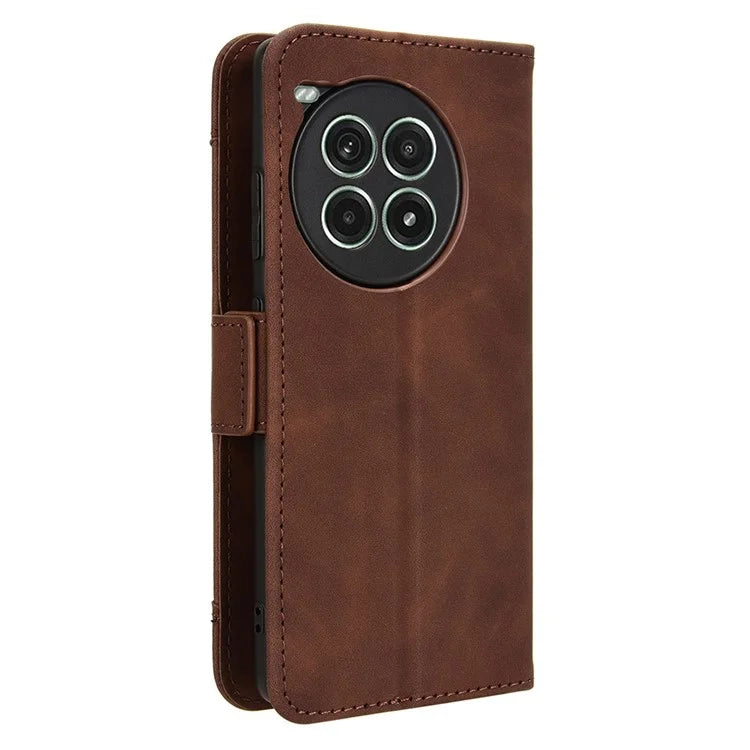 For OnePlus Ace 3 Pro 5G Wallet Case Multiple Card Slots Drop-Proof Leather Phone Cover
