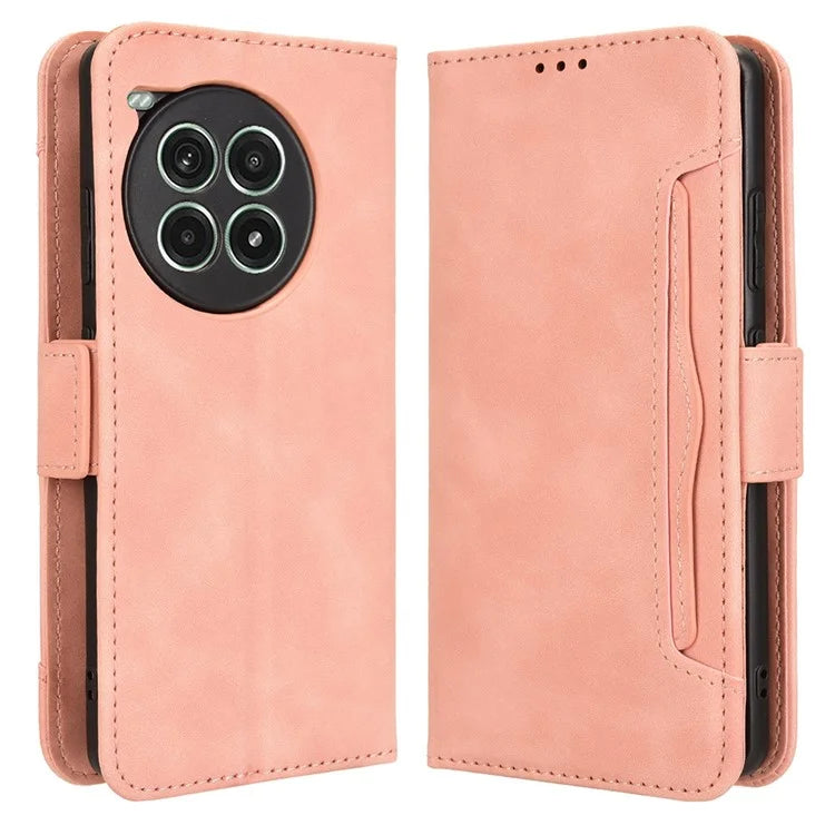 For OnePlus Ace 3 Pro 5G Wallet Case Multiple Card Slots Drop-Proof Leather Phone Cover