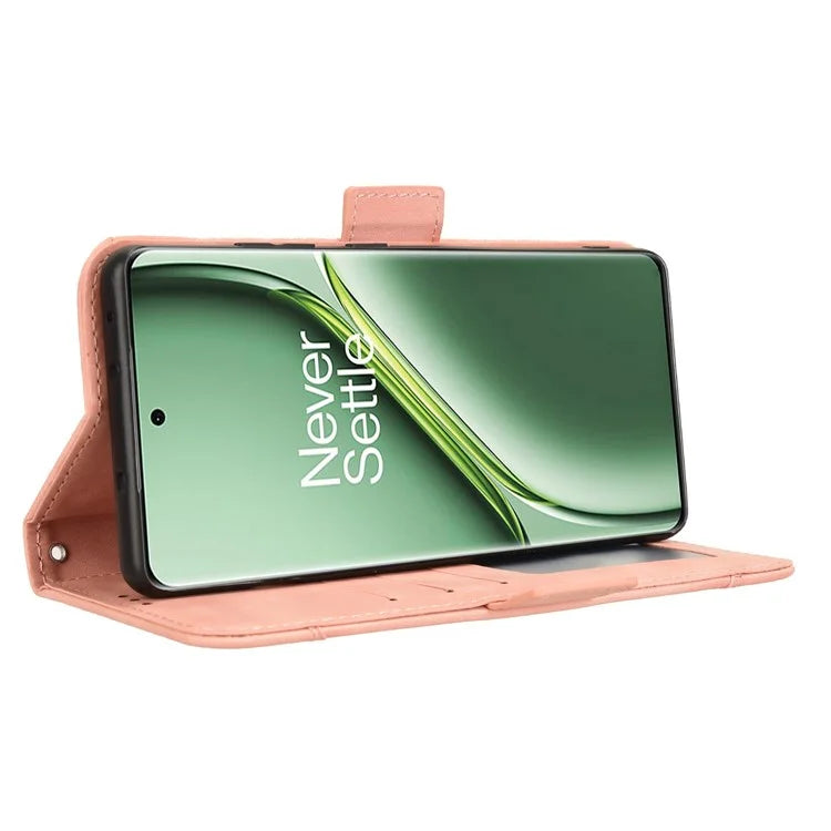 For OnePlus Ace 3 Pro 5G Wallet Case Multiple Card Slots Drop-Proof Leather Phone Cover